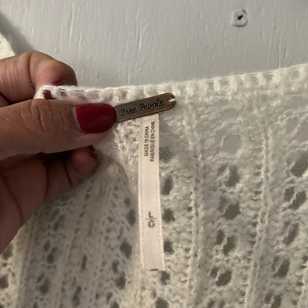 Free People Knitted  Dress Cover up Size L - Picture 3 of 10